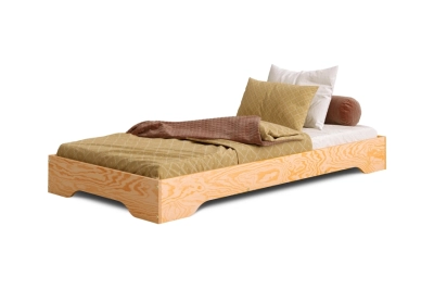 Bodenbett für Kinder mit Lattenrost TILA 7 Montessori Holz
