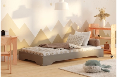 Bodenbett für Kinder mit Lattenrost TILA 7 Montessori Holz