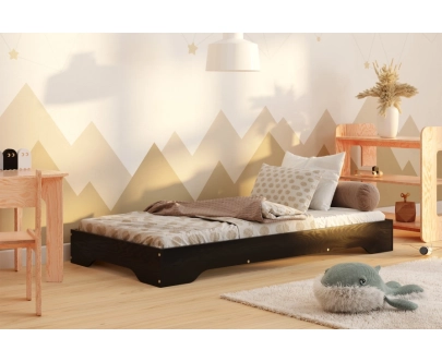 Bodenbett für Kinder mit Lattenrost TILA 7 Montessori Holz
