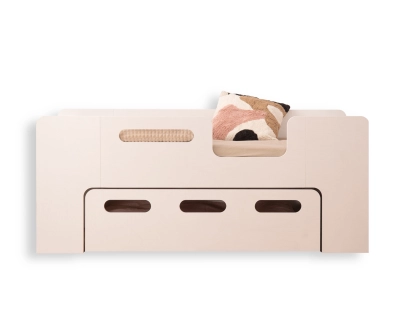 Kinderbett mit Schublade und Lattenrost PIPI Montessori Holz