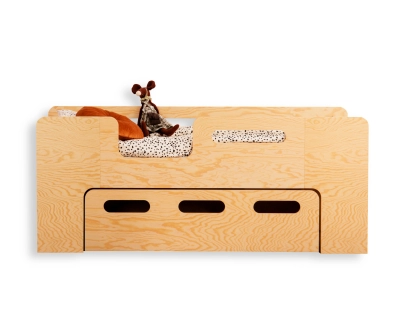 Kinderbett mit Schublade und Lattenrost PIPI Montessori Holz