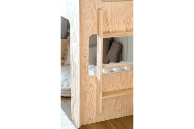 Hochbett für Kinder mit Lattenrost MIMI A Montessori Holz