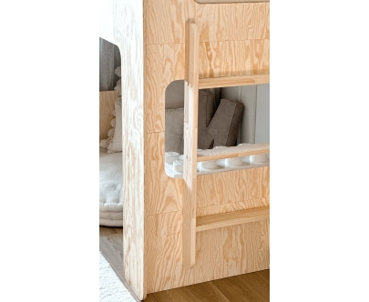 Hochbett für Kinder mit Lattenrost MIMI A Montessori Holz