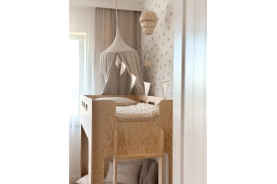 Hochbett für Kinder mit Lattenrost MIMI A Montessori Holz