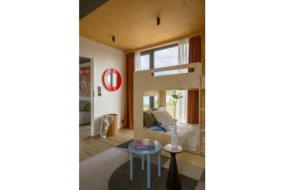 Etagenbett für Kinder mit Schublade und Lattenrost MIMI D Montessori Holz