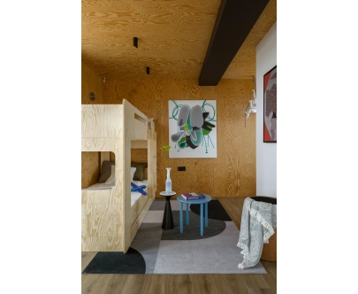 Etagenbett für Kinder mit Schublade und Lattenrost MIMI D Montessori Holz
