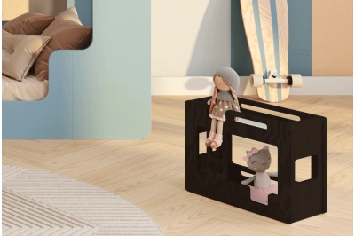 Etagenbett für Puppen MINI MIMI B Montessori Holz