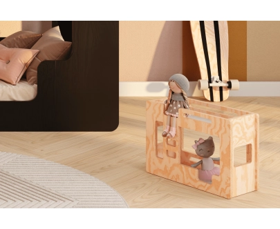 Etagenbett für Puppen MINI MIMI B Montessori Holz