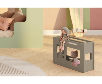 Etagenbett für Puppen MINI MIMI B Montessori Holz