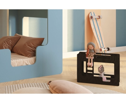Etagenbett für Puppen MINI MIMI B Montessori Holz