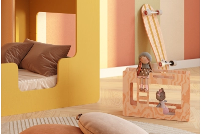 Etagenbett für Puppen MINI MIMI B Montessori Kiefer
