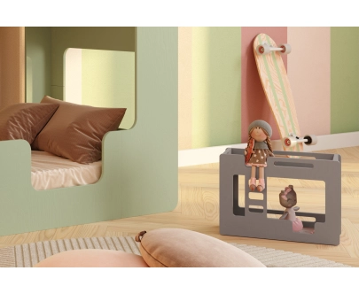 Etagenbett für Puppen MINI MIMI B Montessori Holz