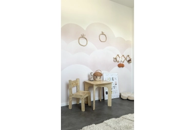 Kindertisch mit Stuhl Set TAB+KR Montessori Holz
