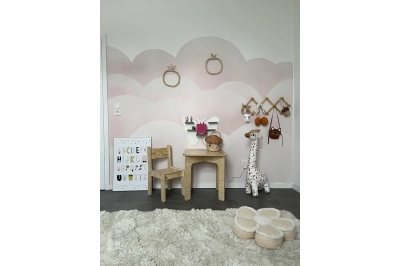 Kindertisch mit Stuhl Set TAB+KR Montessori Kiefer