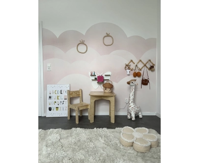 Kindertisch mit Stuhl Set TAB+KR Montessori Holz
