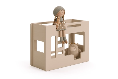 Etagenbett für Puppen MINI MIMI B Montessori Holz