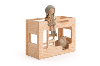Etagenbett für Puppen MINI MIMI B Montessori Holz
