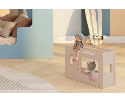 Etagenbett für Puppen MINI MIMI B Montessori Holz