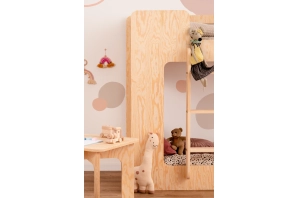 Etagenbett für Kinder mit Lattenrost MIMI Montessori Holz