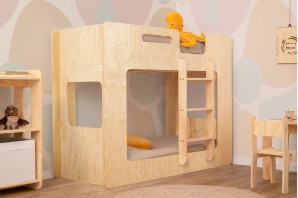 Etagenbett für Kinder mit Lattenrost MIMI Montessori Holz