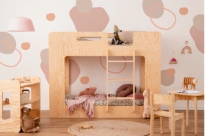Etagenbett für Kinder mit Lattenrost MIMI Montessori Holz