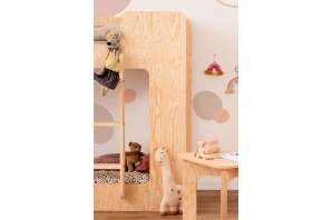 Etagenbett für Kinder mit Lattenrost MIMI Montessori Holz