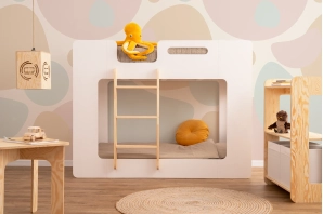 Etagenbett für Kinder mit Lattenrost MIMI Montessori Holz