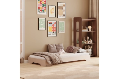 Bodenbett für Kinder mit Lattenrost TILA 7 Montessori Holz