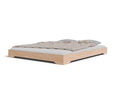 Bodenbett für Kinder mit Lattenrost TILA 7 Montessori Holz
