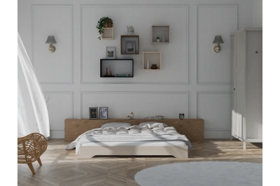 Bodenbett für Kinder mit Lattenrost TILA 7 Montessori Holz