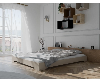 Bodenbett für Kinder mit Lattenrost TILA 7 Montessori Holz