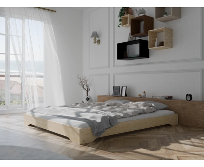 Bodenbett für Kinder mit Lattenrost TILA 7 Montessori Holz