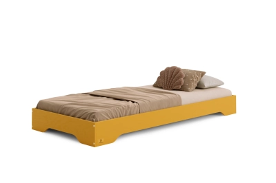 Bodenbett für Kinder mit Lattenrost TILA 7 Montessori Holz