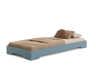 Bodenbett für Kinder mit Lattenrost TILA 7 Montessori Holz