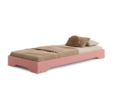 Bodenbett für Kinder mit Lattenrost TILA 7 Montessori Holz
