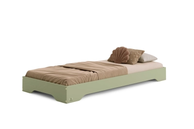 Bodenbett für Kinder mit Lattenrost TILA 7 Montessori Holz