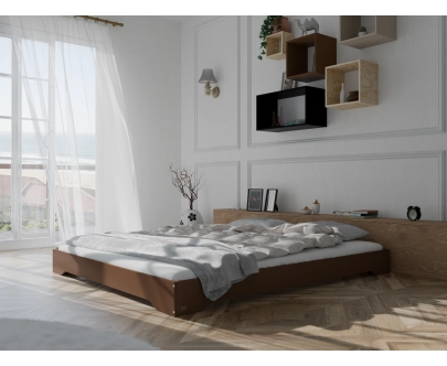 Bodenbett für Kinder mit Lattenrost TILA 7 Montessori Holz