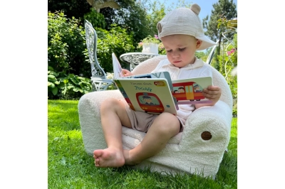 Kindersessel aus Schaumstoff BUBU Montessori Ecru