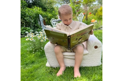 Kindersessel aus Schaumstoff BUBU Montessori Ecru