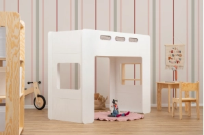 Hochbett für Kinder mit Lattenrost MIMI A Montessori Holz