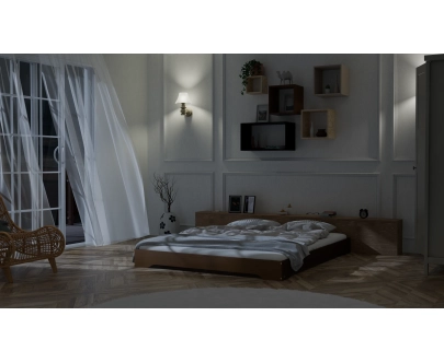 Bodenbett für Kinder mit Lattenrost TILA 7 Montessori Holz