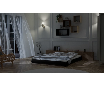Bodenbett für Kinder mit Lattenrost TILA 7 Montessori Holz