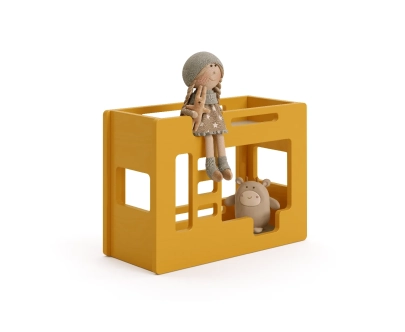 Etagenbett für Puppen MINI MIMI B Montessori Holz
