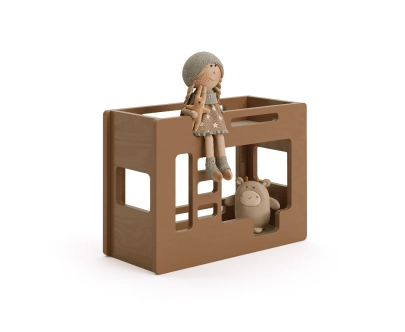 Etagenbett für Puppen MINI MIMI B Montessori Holz