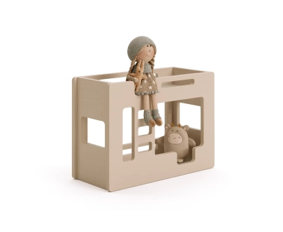Etagenbett für Puppen MINI MIMI B Montessori Holz