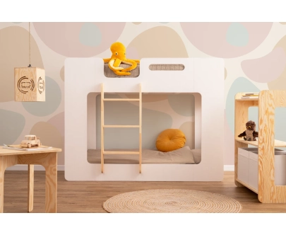 Etagenbett für Kinder mit Lattenrost MIMI Montessori Holz