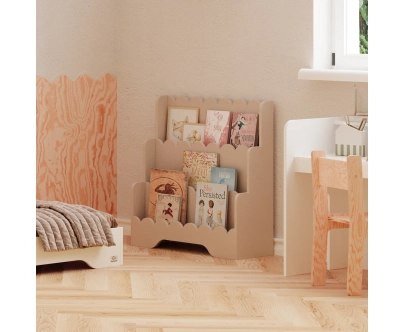 Kinderbücherregal LULU Montessori aus Holz