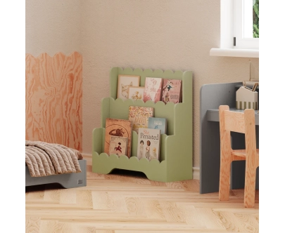 Kinderbücherregal LULU Montessori aus Holz