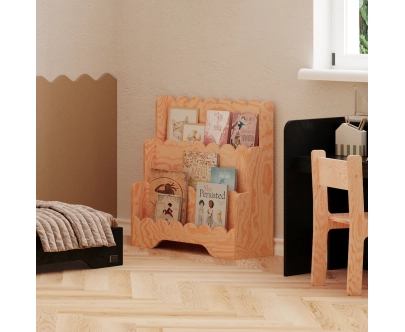 Kinderbücherregal LULU Montessori aus Holz