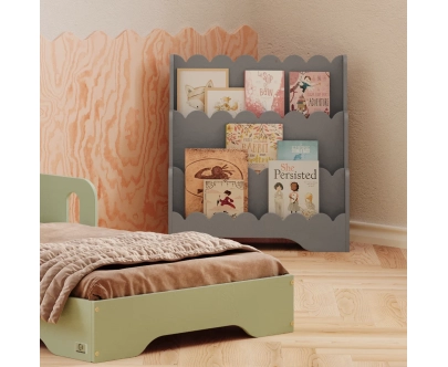 Kinderbücherregal LULU Montessori aus Holz